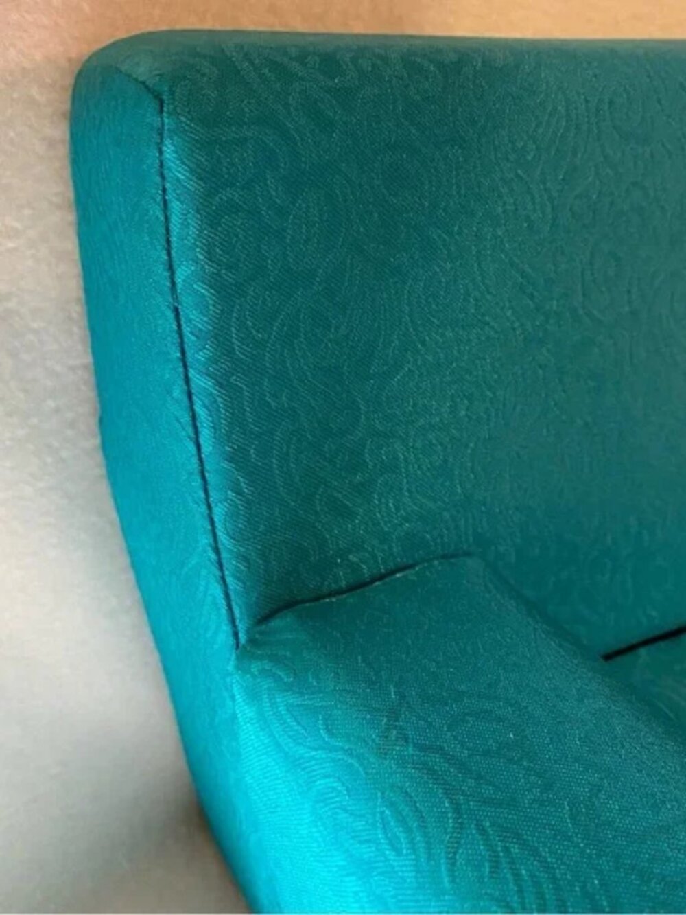 American Girl 18" doll Maryellen's teal sofa couch sleeper bed RETIRED - Picture 5 of 14